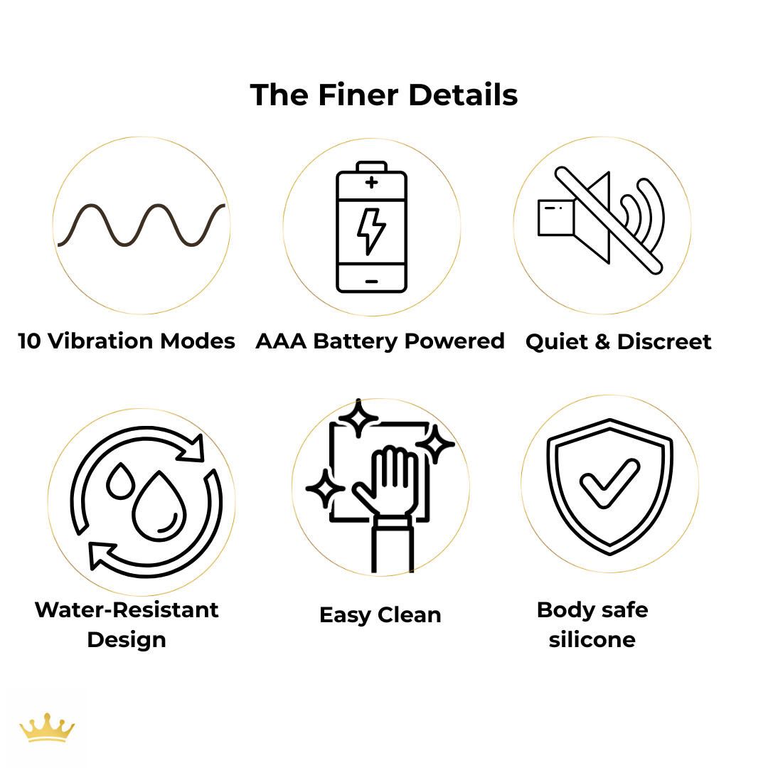 Mini Bullet Vibrator - Whisper Quiet, Discreet & Travel-Friendly