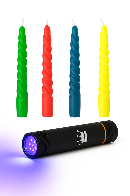 The Glow Experience - UV Drip Candle Starter Kit