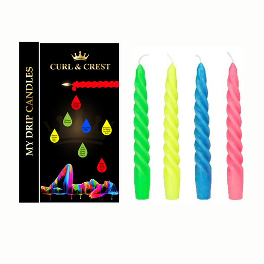 UV Drip Candles - 4 Pack (Candles Only)